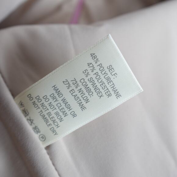 Lapointe Stretch Faux Leather Cropped Tube Top Blossom Pink New Size 4 - Picture 9 of 16